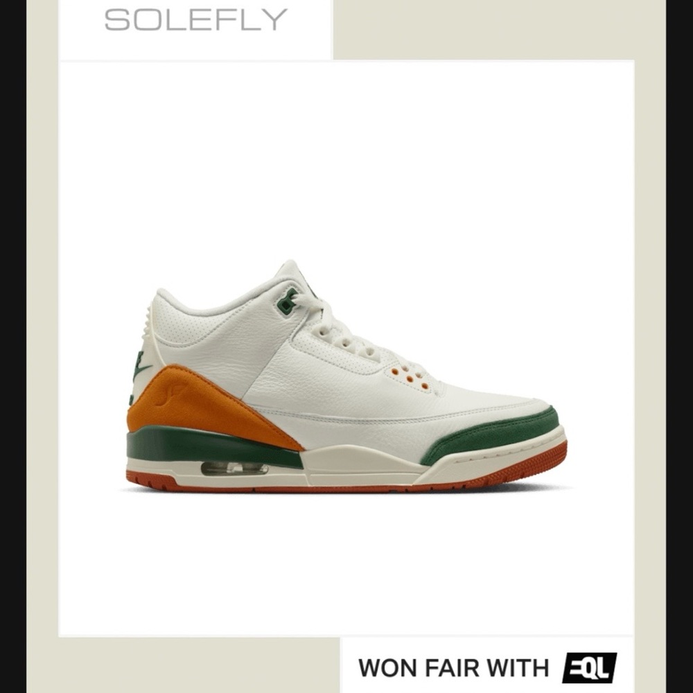 Nike Air Jordan 3 Retro SP x SoleFly Miami Fruits of Our Labor - Size 11